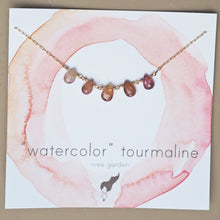 Load image into Gallery viewer, Watercolor Tourmaline Necklace
