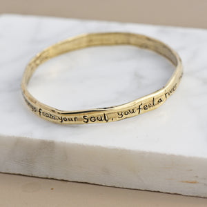 "From the Soul" Bangle