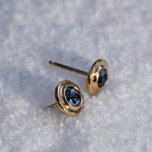 Load image into Gallery viewer, Montana Sapphire Wisdom Studs
