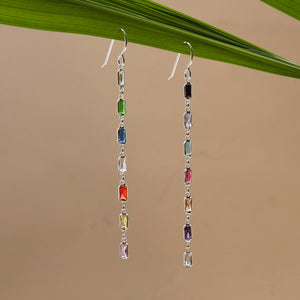 Stained Glass Lancet Earrings