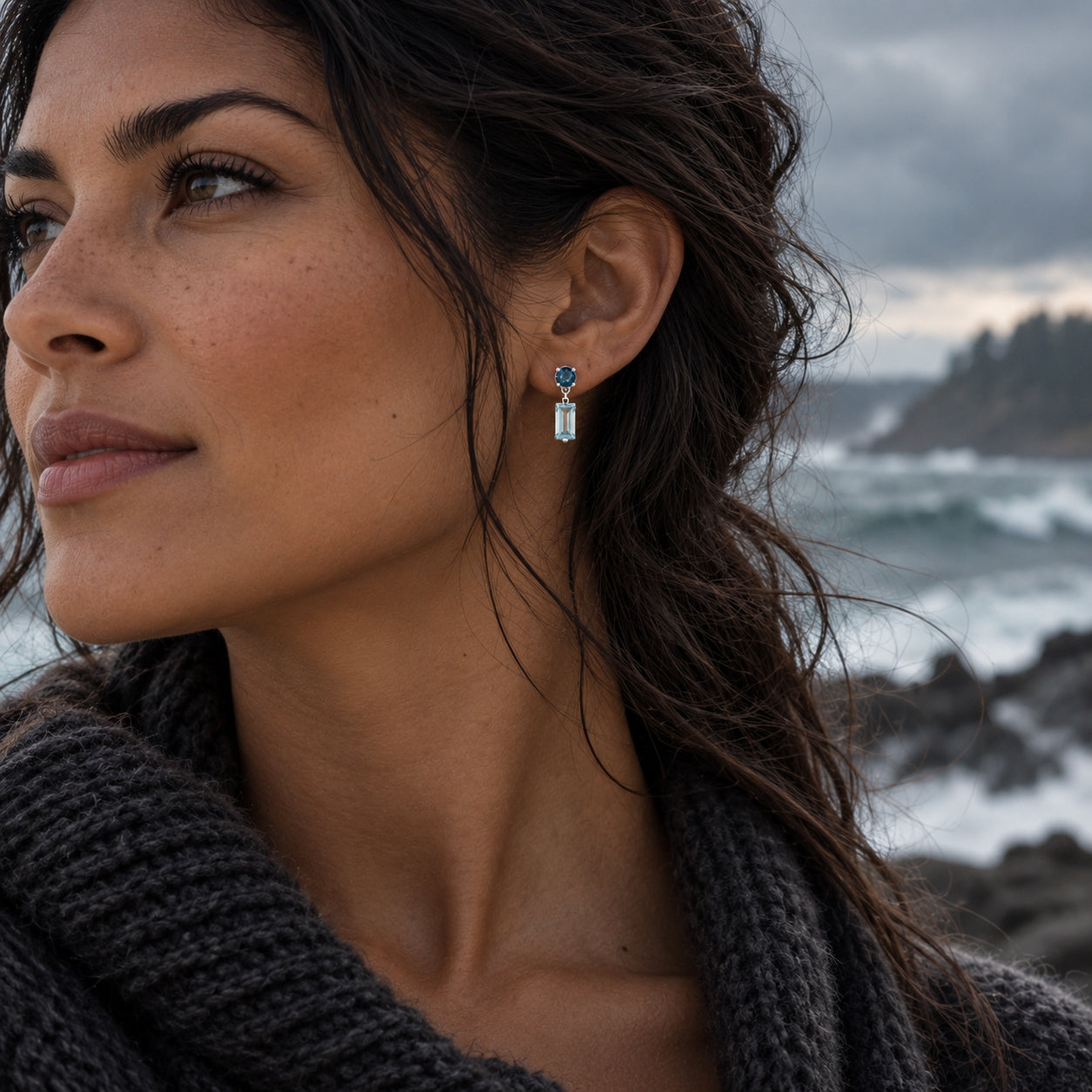 Tidal Light Earrings