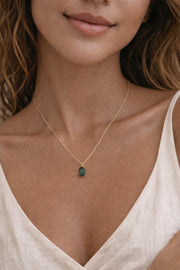 Blue Tourmaline Ocean Necklace