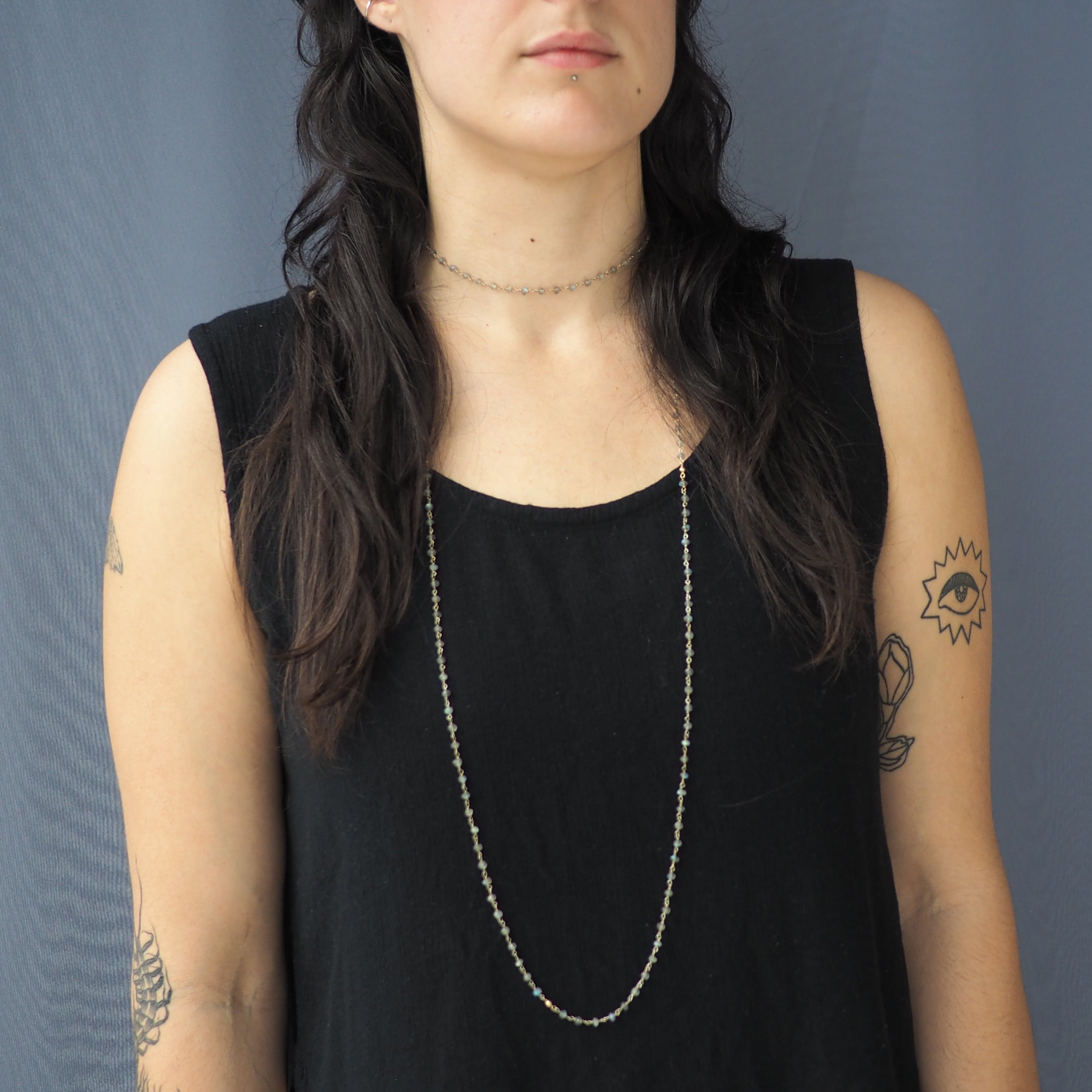 The Labradorite Trail: a 52" chain