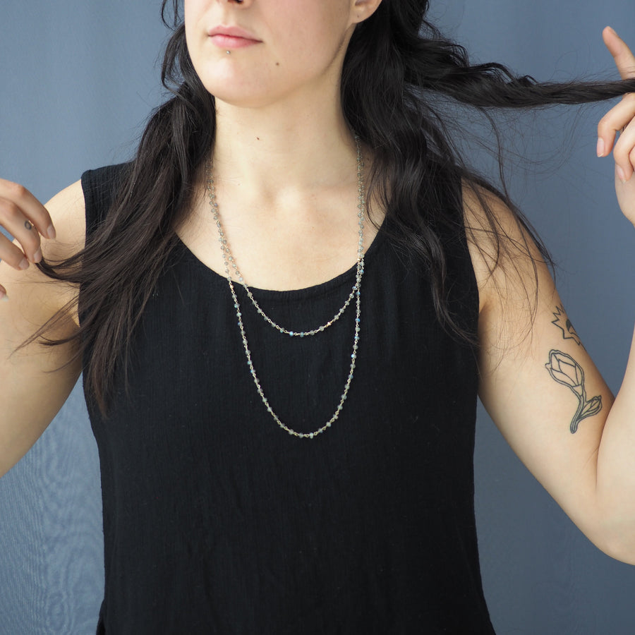 The Labradorite Trail: a 52" chain