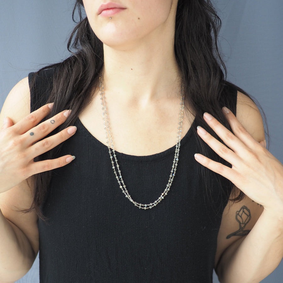 The Labradorite Trail: a 52" chain