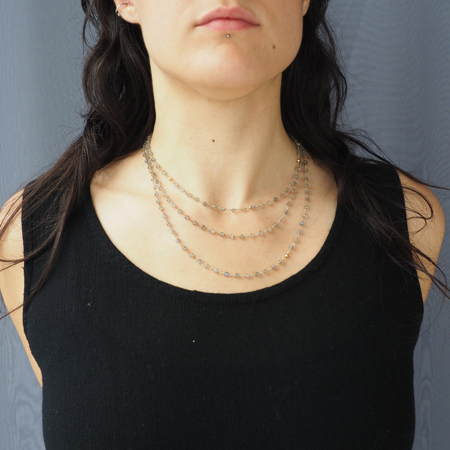 The Labradorite Trail: a 52" chain