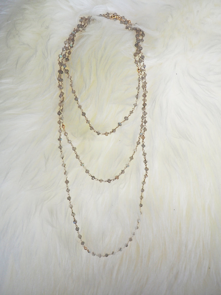 The Labradorite Trail: a 52" chain