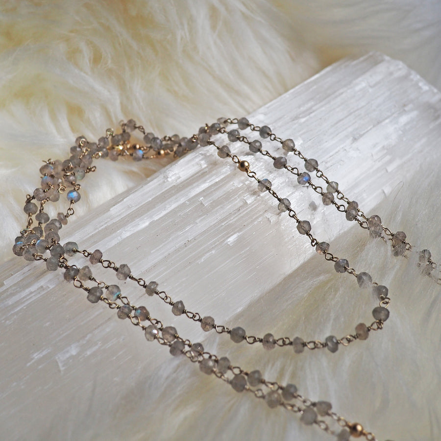 The Labradorite Trail: a 52" chain