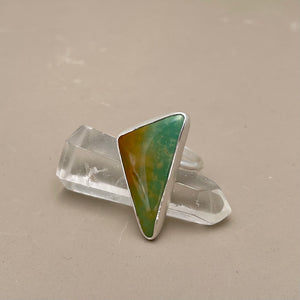 Turquoise Sunrise Triangle Ring