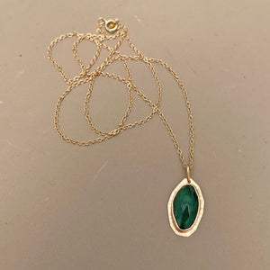 Blue Tourmaline Dive Necklace
