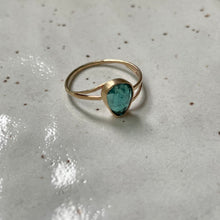 Load image into Gallery viewer, Blue Tourmaline Dive Ring
