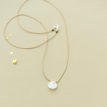 Load image into Gallery viewer, Moonstone Teardrop Necklace: passion
