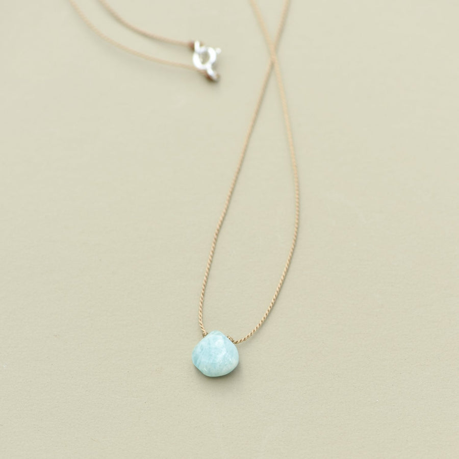 Teardrop Necklace - Choose Your Gemstone