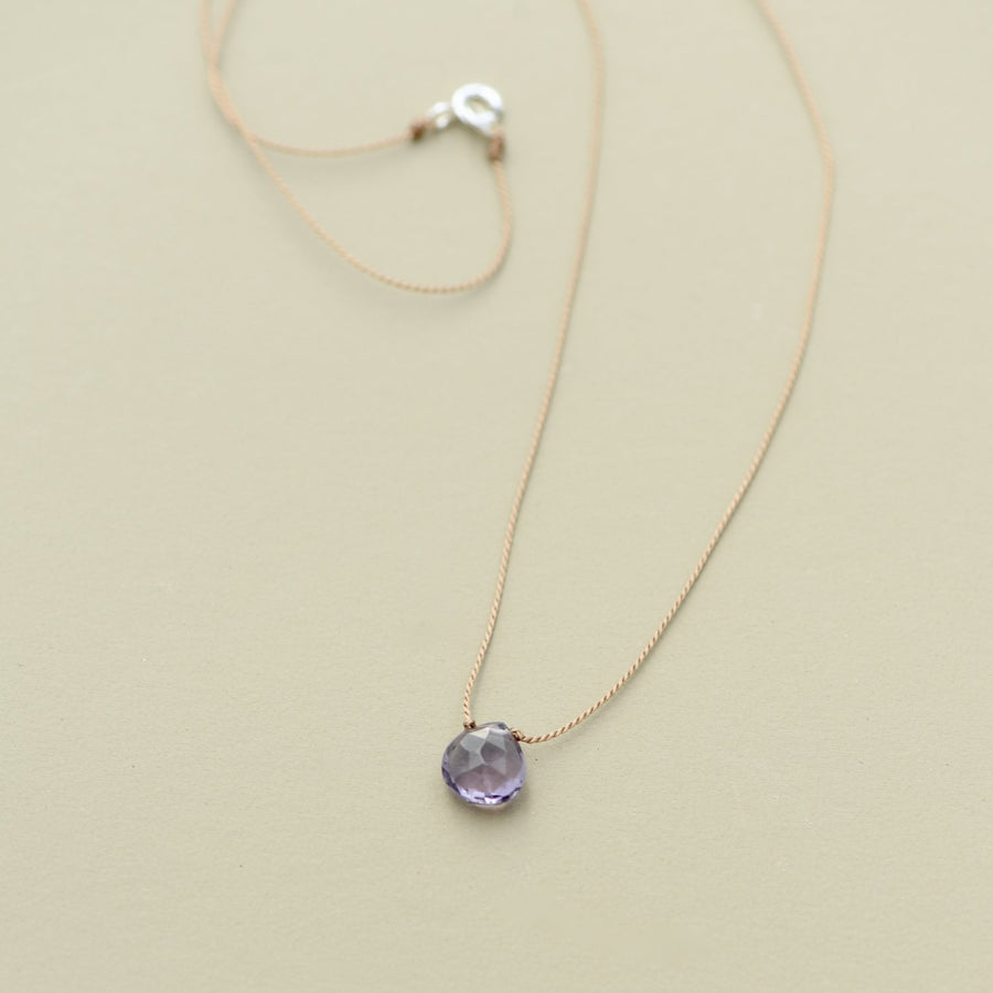 Teardrop Necklace - Choose Your Gemstone