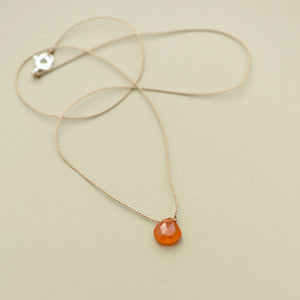 Teardrop Necklace - Choose Your Gemstone