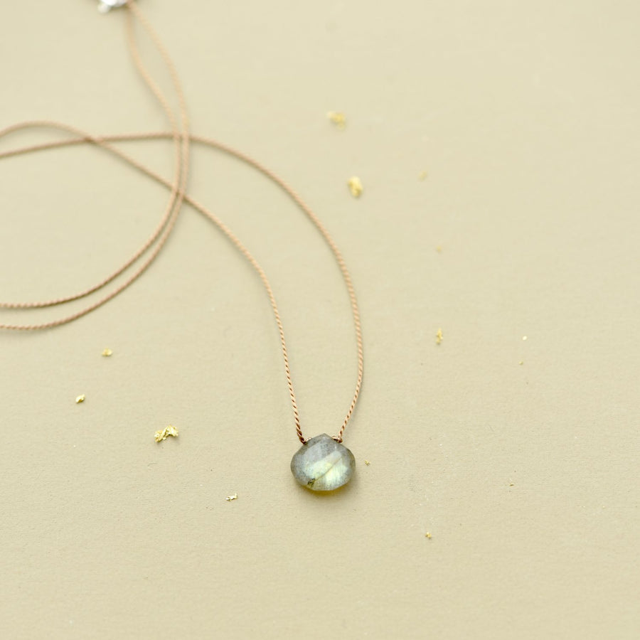 Teardrop Necklace - Choose Your Gemstone