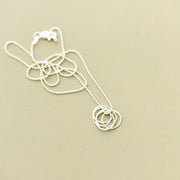 Spiraling Circle Necklace