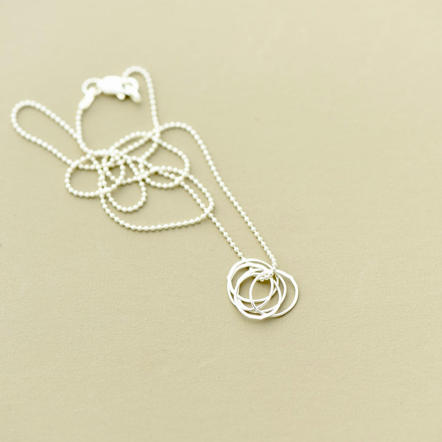 Spiraling Circle Necklace