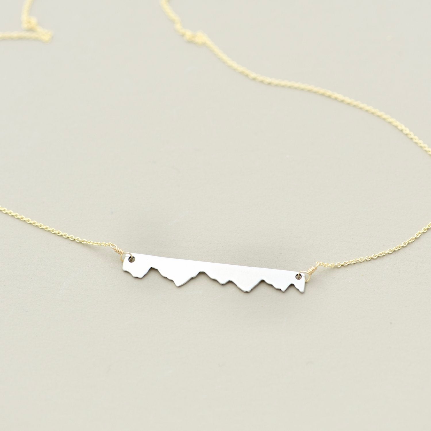 Mont Blanc Mountain Pendant Necklace - Peak Jewellery
