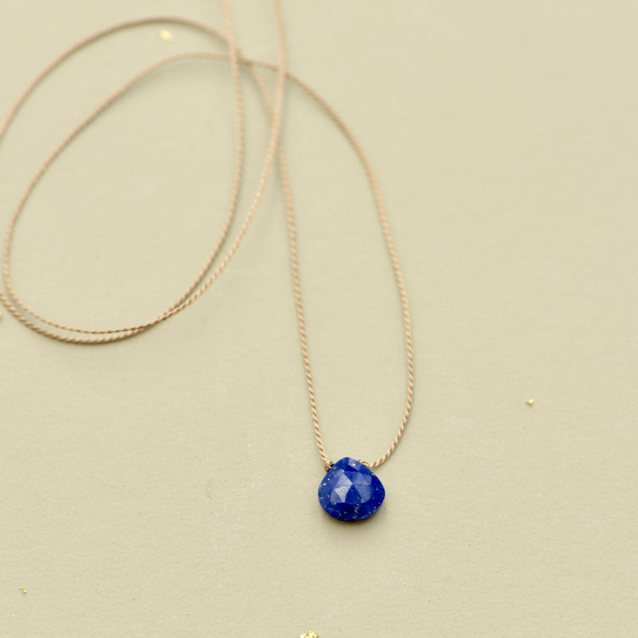 Teardrop Necklace - Choose Your Gemstone