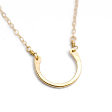 Load image into Gallery viewer, Horseshoe Charm Necklace
