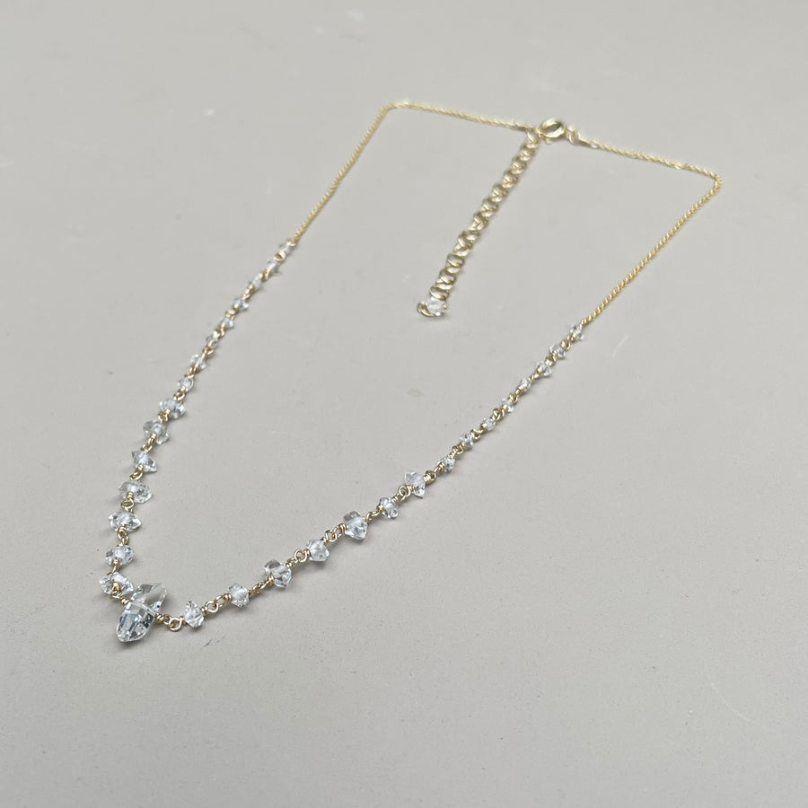 "Jadis" Herkimer Diamond Necklace