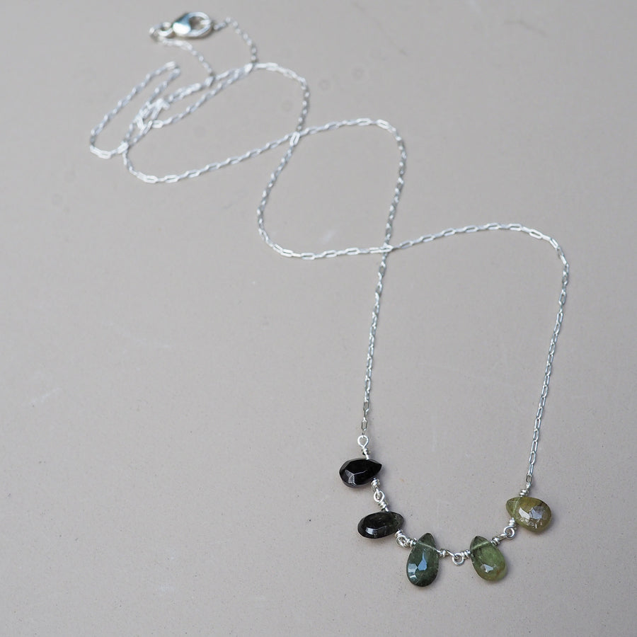 Watercolor Tourmaline Necklace