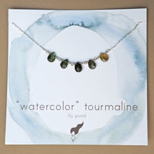 Load image into Gallery viewer, Watercolor Tourmaline Necklace
