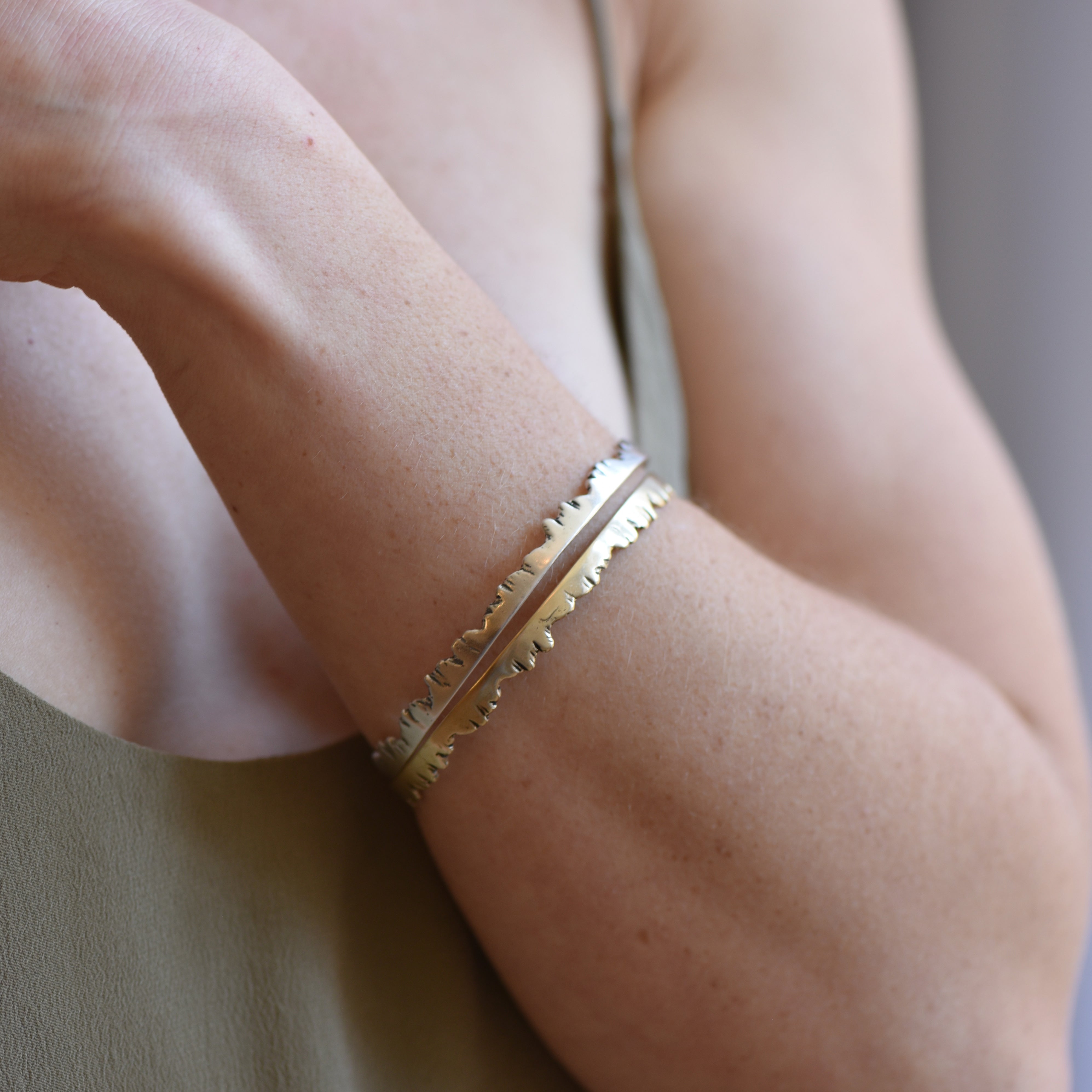 Mountain Range Bangle