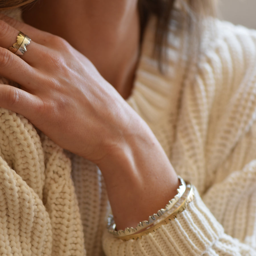 Mountain Range Bangle