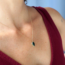 Load image into Gallery viewer, Blue Tourmaline Dive Necklace
