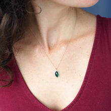Load image into Gallery viewer, Blue Tourmaline Dive Necklace
