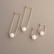 Akoya Pearl Latch Earrings