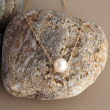 Load image into Gallery viewer, Akoya Pearl Solitaire Necklace
