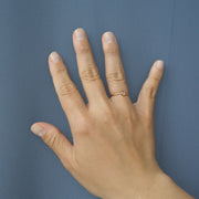 Petit-Solitaire Ring in Rose Zircon