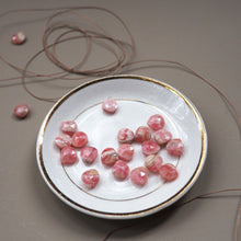 Load image into Gallery viewer, Rhodochrosite Teardrop Necklace: self love
