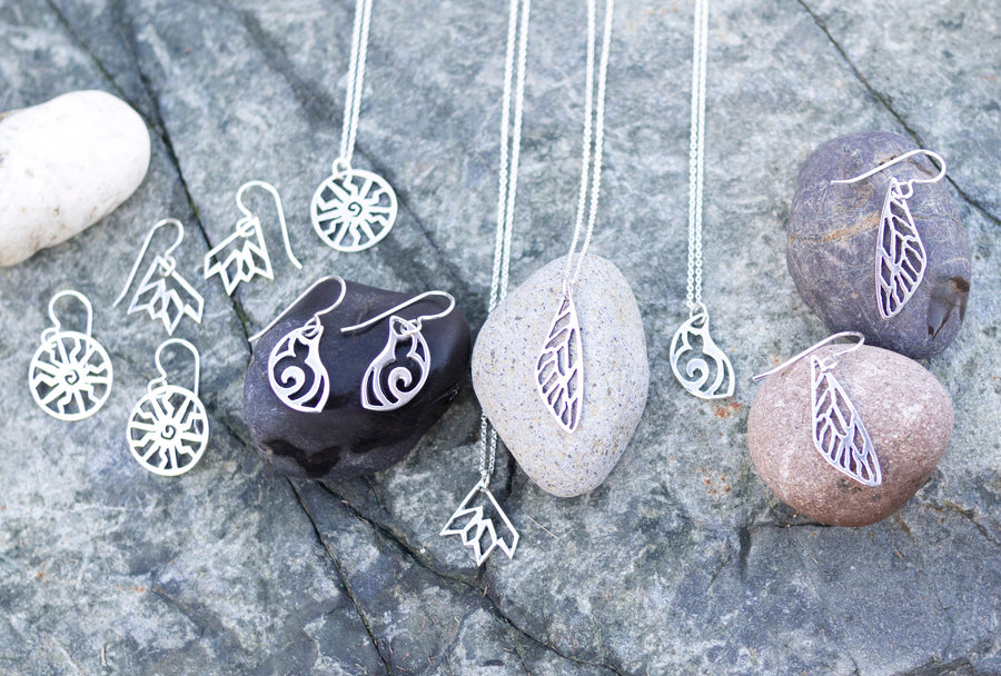 Element Necklace: Earth, Air, Water and Fire