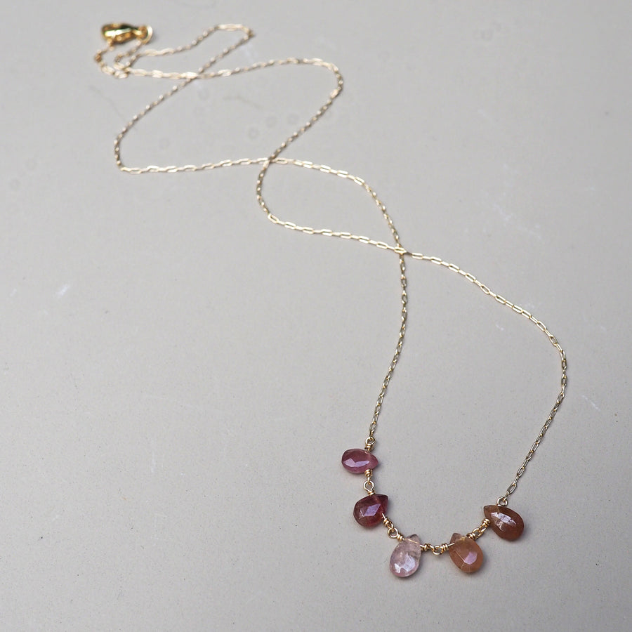Watercolor Tourmaline Necklace