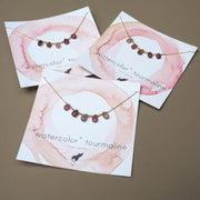 Watercolor Tourmaline Necklace