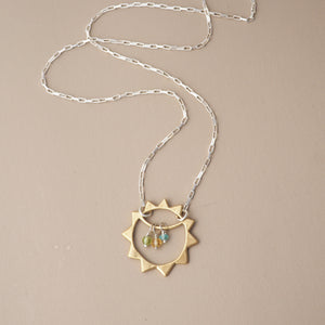 Birthstone Sunshine Necklace