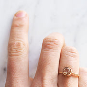 Oregon Sunstone Solitaire Ring