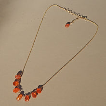 Load image into Gallery viewer, Sunstone Flame Necklace
