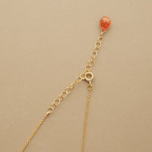 Load image into Gallery viewer, Sunstone Flame Necklace
