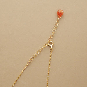 Sunstone Flame Necklace