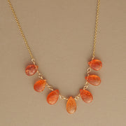 Sunstone Flame Necklace