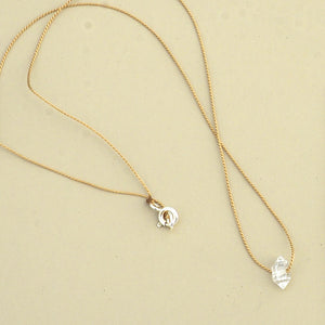 Teardrop Necklace - Choose Your Gemstone