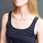 Aquamarine Teardrop Necklace: healing