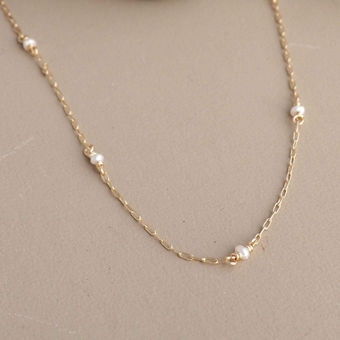 Delicate Pearl Chain