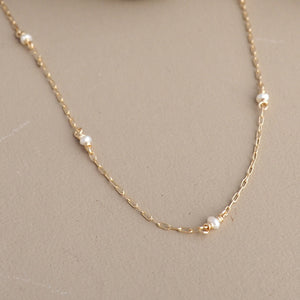 Delicate Pearl Chain